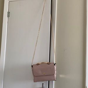 Long gold chain Purse